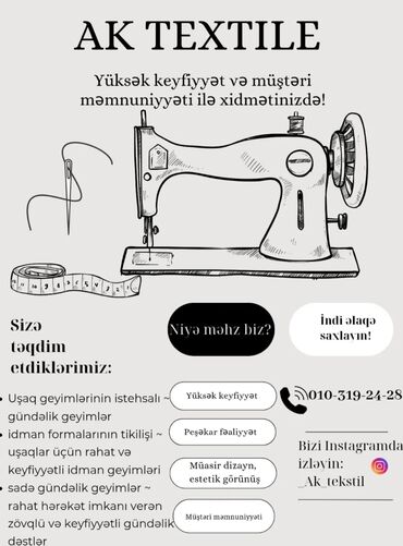 Təmizlik xidmətləri: AK TEXTILE – Yüksək keyfiyyət və müştəri məmnuniyyəti ilə tikiş və
