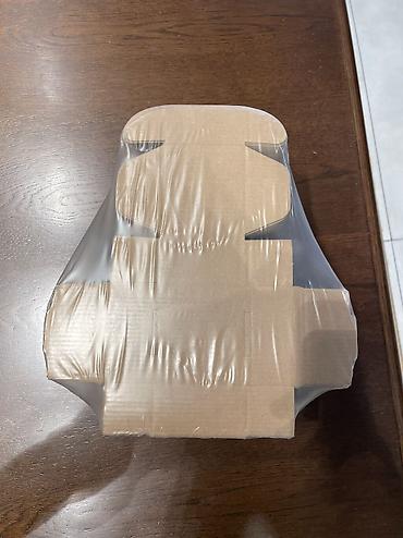 karton karobka: Yeni 100 ədəd qatlanan kraft karton qutu dəsti - Ölçülər: 8 x 8 x 4 — 3