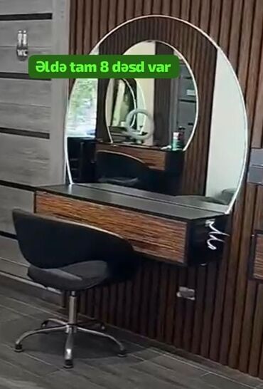 Hazır biznes: Kod 29 09 Salon mebili satilir 8 eded guzgu və kreslo dest halda
