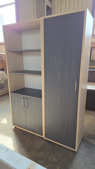 Sifarişlə ofis dəst mebeli: Mebel istehsalı və quraşdırma xidməti - Ofis masaları: İki rəngli — 118