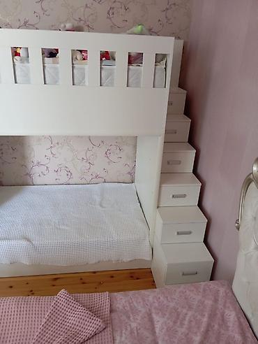 Oğlan və qız üçün, İşlənmiş, Çarpayı, Matras ilə, Siyirməli, MDF lalafo.az -da Oğlan və qız üçün, İşlənmiş, Çarpayı, Matras ilə, Siyirməli, MDF