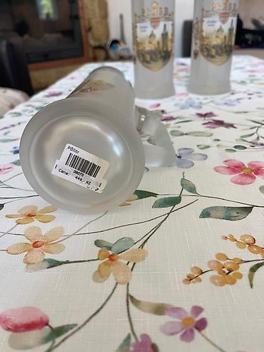 bagima qablar: Fincanlar, rəng - Gümüşü, Şüşə, 500 ml, Çexiya — 3