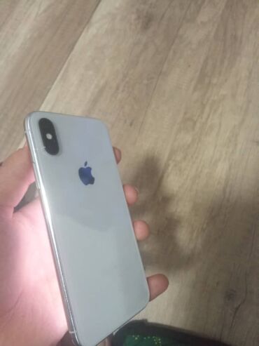 Apple iPhone: IPhone X, Б/у, 256 ГБ, Зарядное устройство, Чехол, 100 %