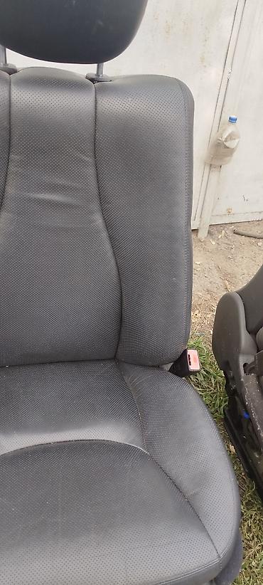 Сиденья: Комплект сидений, Кожа, Mercedes-Benz 2001 г., Б/у, Оригинал, Германия — 5