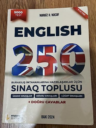 Книги и журналы: **English 250 – Sınaq toplusu** Buraxılış imtahanlarına hazırlaşanlar — 1