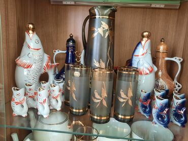 Другие товары для дома: ГРАФИН СО СТАКАНАМИ. БОГЕМИЯ!!! ЧЕХИЯ!!! СЕРВАНТНОЕ ХРАНЕНИЕ — 7