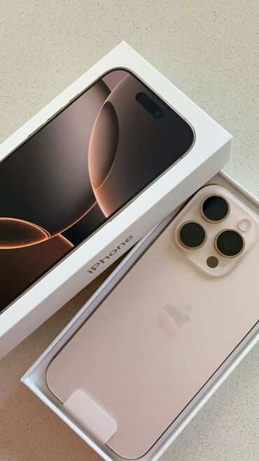 İnformatika: IPhone 16 Pro, 256 GB, Qızılı, Face ID