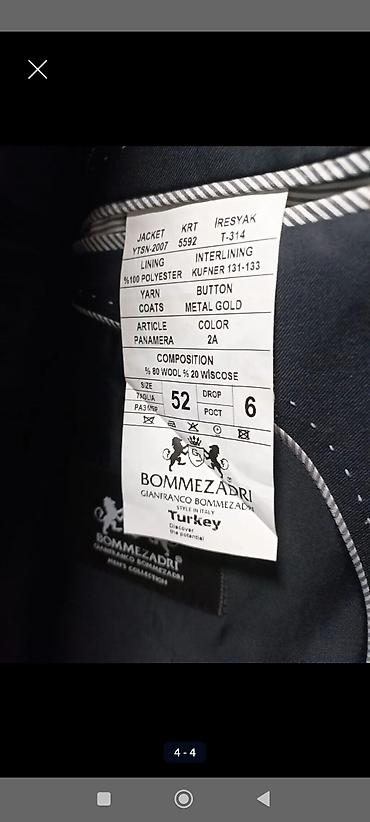 Pencəklər: Klassik tünd göy kişilər üçün pencək əlaqə üçün bu nömrə ilə yada — 4