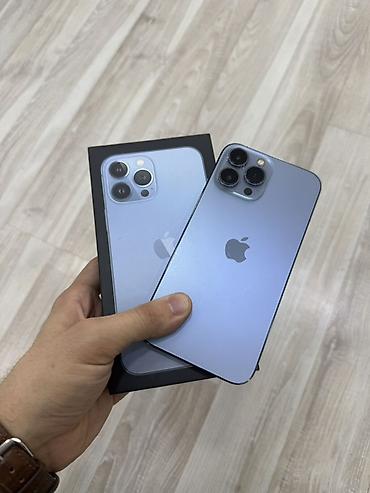 iphone max: IPhone 13 Pro Max, 128 GB, Sierra Blue, Face ID — 1