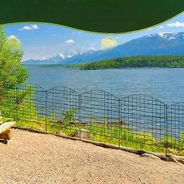 Baštenska dekoracija: Dekorativna baštenska ograda – komplet set cca 3,9 m - Tip — 25