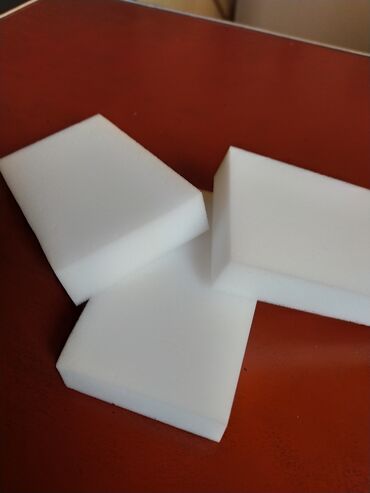 2 çi el: Меламиновые губки,новые,белые,2 штуки стоят 1,50 ман.Ахмедлы,около