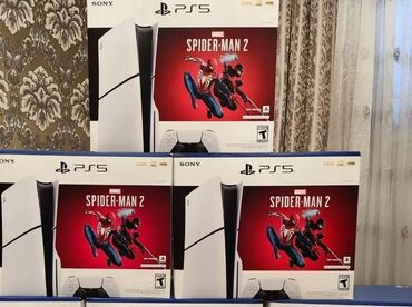 PS5 (Sony PlayStation 5): Playstation 5 ps5 Slim diskli 1 TB 799 təzə yeni bağlı lisenziyali — 3