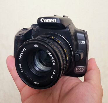 фотоаппарат canon: Продам Canon 400D вместе с объективом Гелиос 44-3 Состояние хорошее