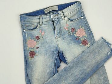spódniczki jeansowe damskie: Jeansy, Clockhouse, XS, stan - Dobry