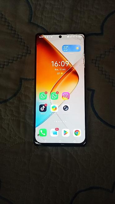 samsung 2 ci el: Infinix 256 GB, rəng - Gümüşü, Sensor — 3