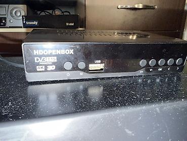 3d printer: HDOPENBOX DVB‑T15 rəqəmsal TV tuner + JVC kineskop televizoru + JVC — 1
