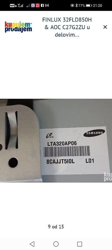 Ostali kompjuterski delovi: FINLUX 32FLD850H – delovi: - Main board: 17MB45M-3 - Power board na lalafo.rs — 10 Ostali kompjuterski delovi: FINLUX 32FLD850H – delovi: - Main board: 17MB45M-3 - Power board — 10