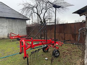 qar tekeri: Gribaldi PRIM FH-490 ot yığan/çarxlı tırmıq - Traktor arxasına — 2