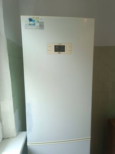 холодильники hitachi: Холодильник LG, Б/у, Двухкамерный, No frost, 60 * 180 * 45