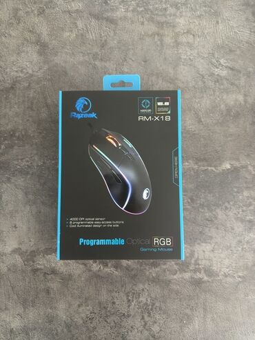 микрофоны для компьютера: 🔥 Игровая мышь Razeak AM-X18 RGB 🔥 🎮 Характеристики: 	•	Регулируемое