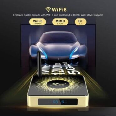 Aksesoari za TV i video: Android box X96-X10 Amlogic S928X- 8/64GB,WIFI6, 1GB LAN, 8K Nov na — 3