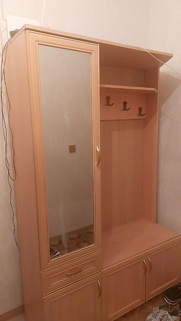 şabalıd ağacı: İşlənmiş, 3 qapılı, Güzgülü, Qəhvəyi, Açılan, Düz dolab — 3