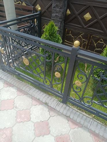 Тосмолор үчүн торлор: Сварочные работы Заборы металлические ограждения беседки, качели — 8