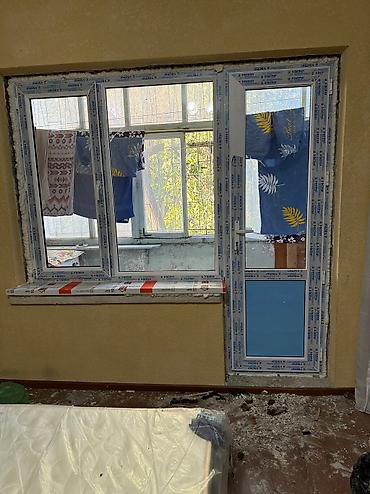 эшик ички: Буюртмага пластик терезе, Терезе түрү: Витраждык, Мансард, Панорамалык, Акысыз орнотуу, Бөлүп төлөө жок — 3