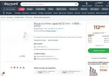 Klešta: Virax ručna savijačica cevi – model - Profesionalna klešta za — 6