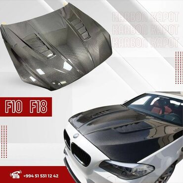 ауди с4 запчасти: F10 F18 kapot muherrik ortuyu karbon fiber.100% ORJINAL