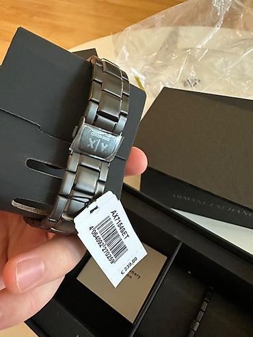 Aksesuarlar: Armani Exchange (A|X) kişi saatı və bilərzik seti – model AXT545SET — 2