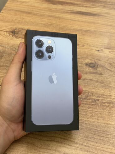Apple iPhone: IPhone 13 Pro, 128 GB, Sierra Blue, Zəmanət, Simsiz şarj, Face ID — 9