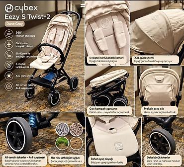 buggy satisi: Cybex Eezy S Twist+2 Dune Grey – Premium Uşaq Arabası Hazırda Bakıda — 1
