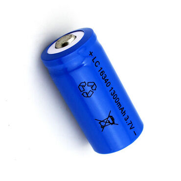 Канцтовары: Аккумулятор Батарейка 123А (LC 16340) литиевая. Напряжение: 3.7 В