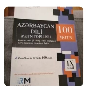 9 cu sinif azərbaycan dili dərsliyi: Azerbaycan dili 100 metin 9 cu sinif 5 manat xırdalan