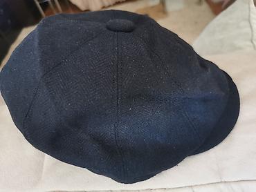medicinka mindjusa: Muška “newsboy” kapa (osmodelna) – tamnoteget Obim 60-62cm - — 2