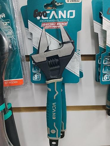 рашковый ключ: Разводной ключ VCANO Professional Tools, модель V-268032. - Тип — 1