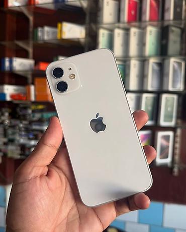 ucar iphone: IPhone 12, 128 GB, Ağ, Zəmanət, Simsiz şarj, Face ID — 1