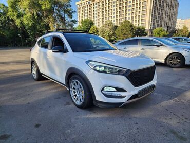 белые диски: Hyundai Tucson: 2016 г., 2 л, Автомат, Дизель, Кроссовер