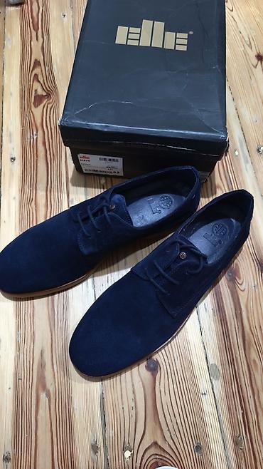 Ayaqqabılar: Elle Shoes kişi ayaqqabısı - Model: Klassik bağlamalı (Derby/Oxford — 1