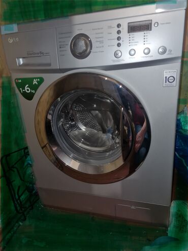 tikiş maşınl: Paltaryuyan maşın LG, 6 kq, Avtomat, Qurutmasız, Kredit yoxdur