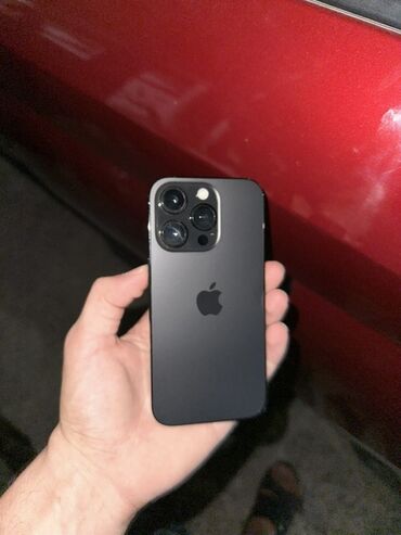 самсунг простой телефон: IPhone 14 Pro, Колдонулган, 128 ГБ, Кара, Коргоочу айнек, Каптама, 85 %