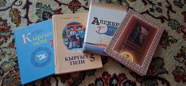 книги 7: Алгебра 7 класс адабият 7 класс кыргызский язык 5 класс кыргызский