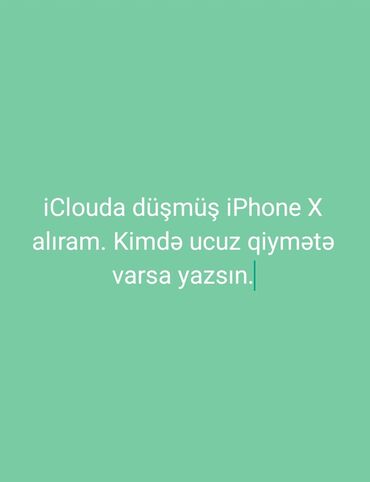 iphone s5 qiymeti: IPhone X, 256 GB, Ağ, Face ID