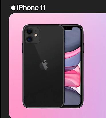 IPhone 11, Б/у, 128 ГБ, Черный, В рассрочку