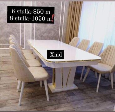 Masa və oturacaq dəstləri: Stol stul masa oturacaq sifarisle