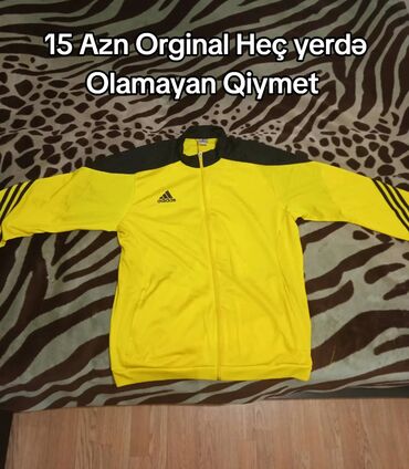 Пиджаки: Жилет, Adidas, XL (EU 42), цвет - Желтый