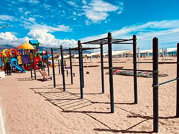 Иссык-Куль 2026: Коттедж, Коттедж в ЦО Palm Beach (Палм Бич) ЦО Palm Beach, Чок-Тал, Детская площадка, Парковка, стоянка, Охраняемая территория — 20