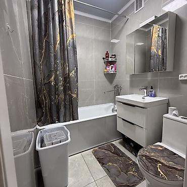 flat osh: 1 комната, 44 м², Мега Комфорт ТЦ 105 серия, 9 этаж, Евроремонт — 5