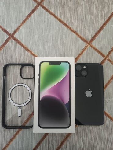 iphone 256 gb: IPhone 14, 256 GB, Midnight, Simsiz şarj, Face ID, Sənədlərlə